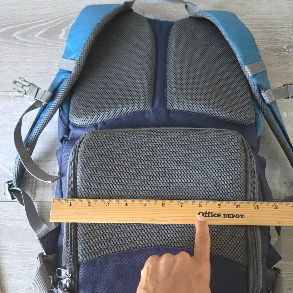Caden Camera Backpack DSLR/SLR Bag Lightweight Padded Straps Blue Travel Outdoor